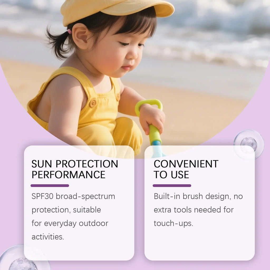 SPF30 Kids Sunscreen Powder – Broad-Spectrum UV Protection Kids Sunscreen Powder Oasis Select