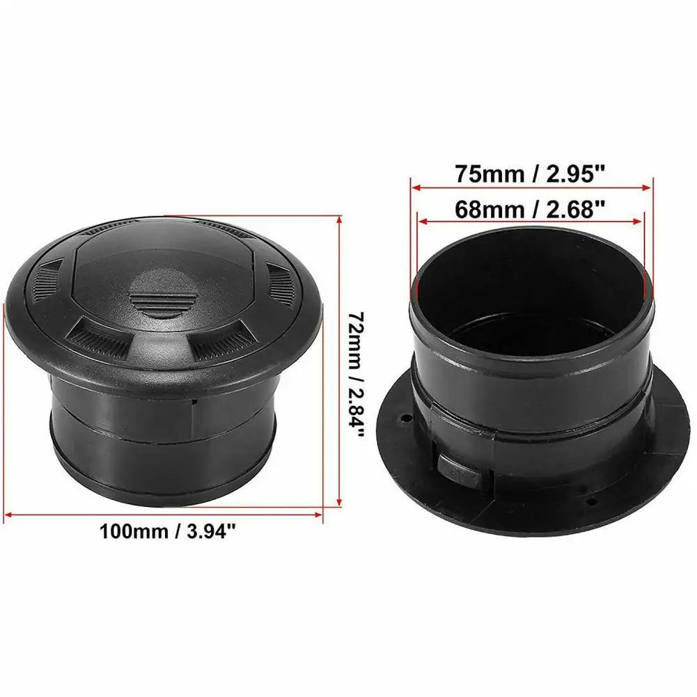 75mm Rotatable Air Vent for Webasto Eberspacher Heater Heater Air Vent Oasis Select