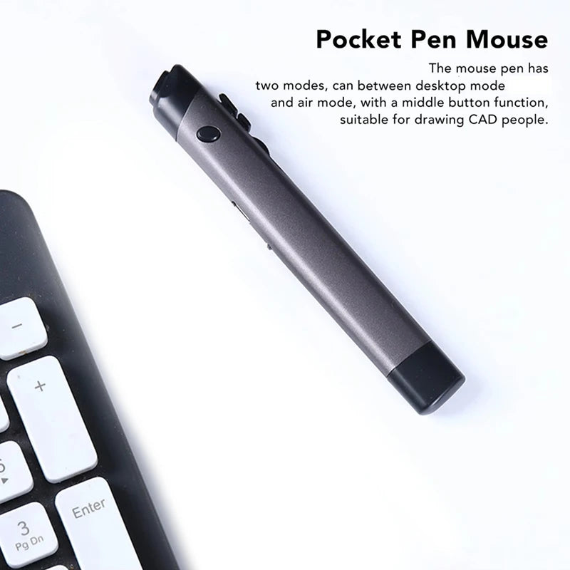 WISH Wireless Mouse Pen 2.4G Optical Pocket Pen Mouse With Function For Laptop Tablet Smartphone Wireless Mouse Pen Oasis Select