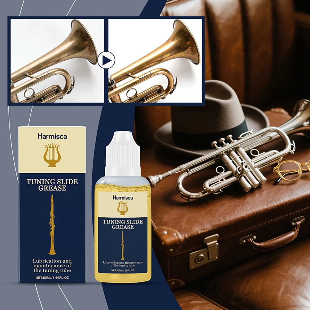 Brass Instrument Tuning Slide Grease | Anti-Stick 50ml Lube
