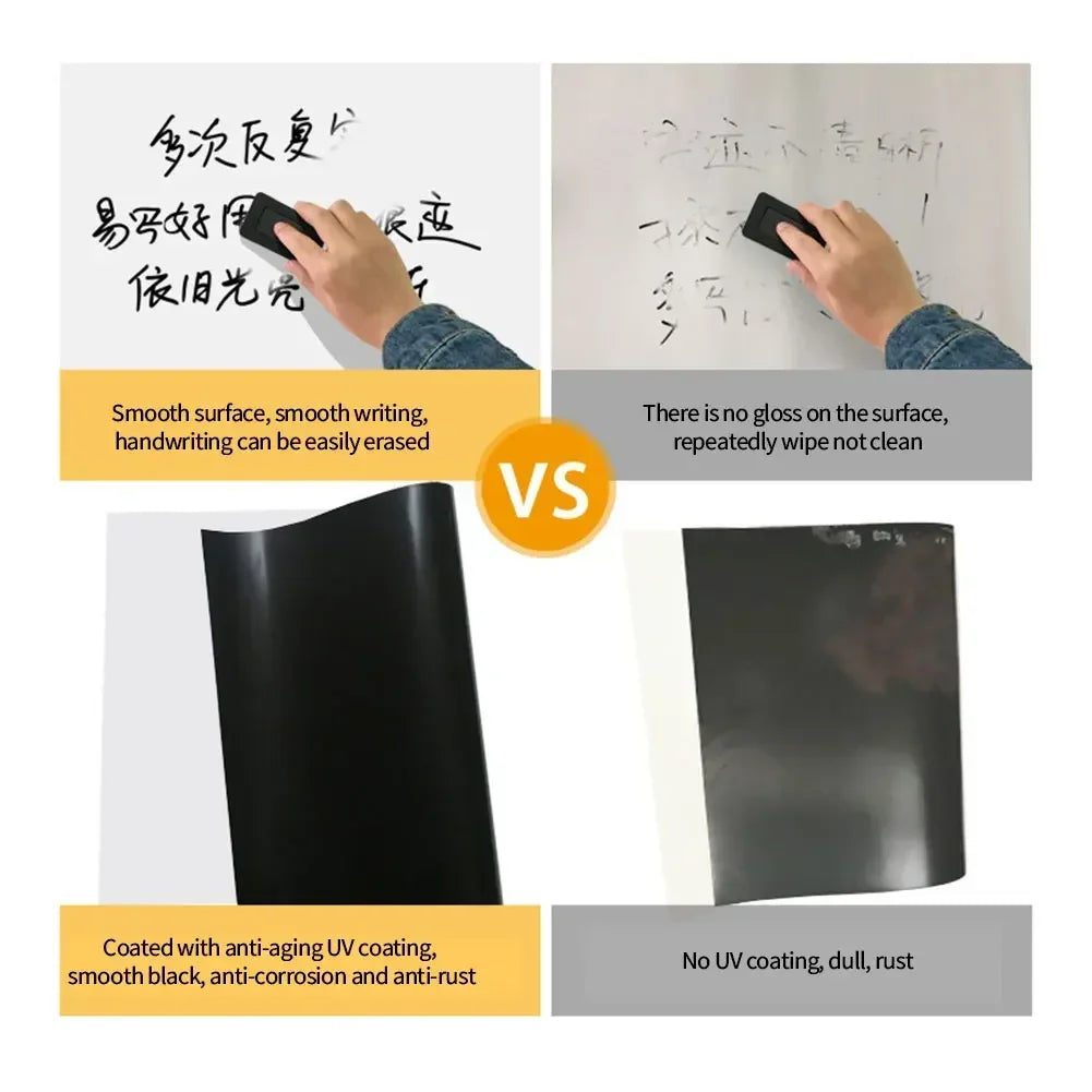 A3/A4 Magnetic Fridge Whiteboard – Dry Erase Memo Board