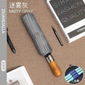 Fully Automatic Umbrella Suitable for Both Weather and Rain Sun Protection and UV Protection Extra-large Umbrella Oasis Select grey 12K iron