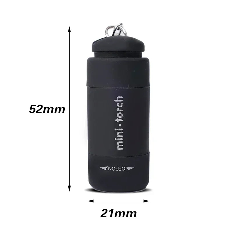 USB Rechargeable Mini LED Keychain Flashlight | Waterproof