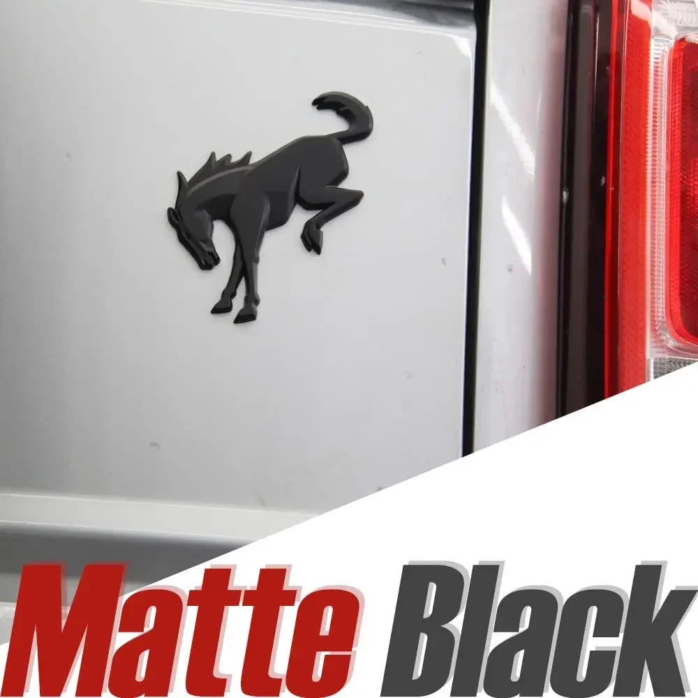 3D Emblem Decals Stickers Vinyl Rear Emblem Black ABS Tailgate Compatible with Ford Bronco Sport Accessories 2020 2021 2022 2023 Oasis Select Matte Black