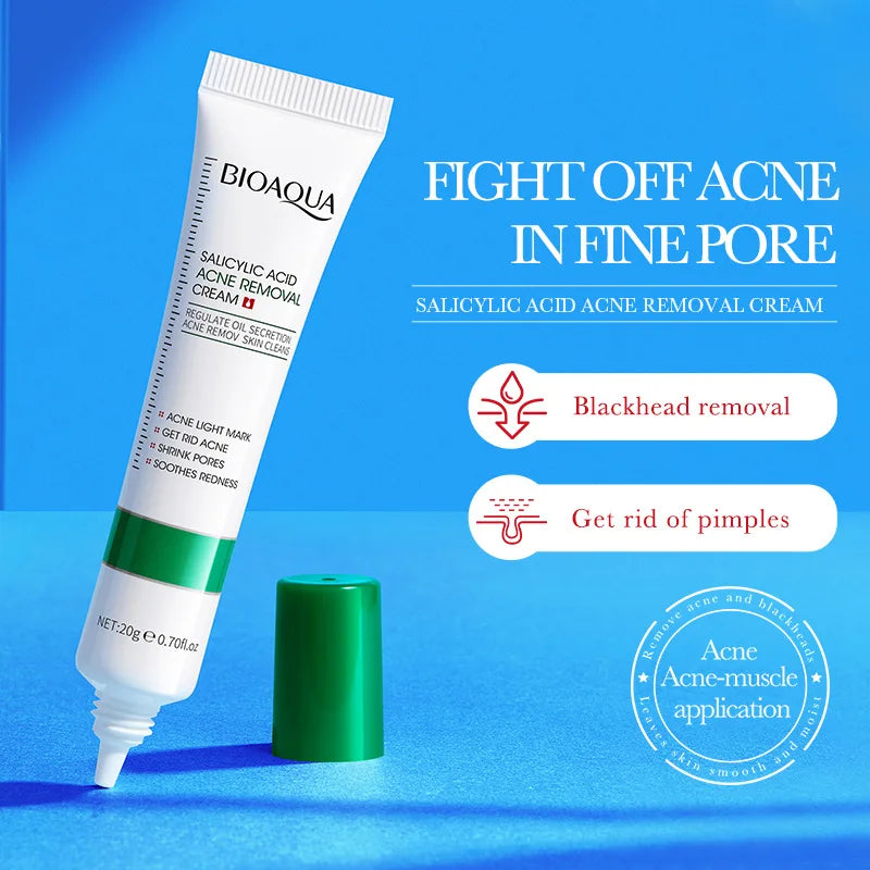 BIOAQUA Salicylic Acid Acne Face Cream – Blackhead & Mark Repair Acne Treatment Cream Oasis Select