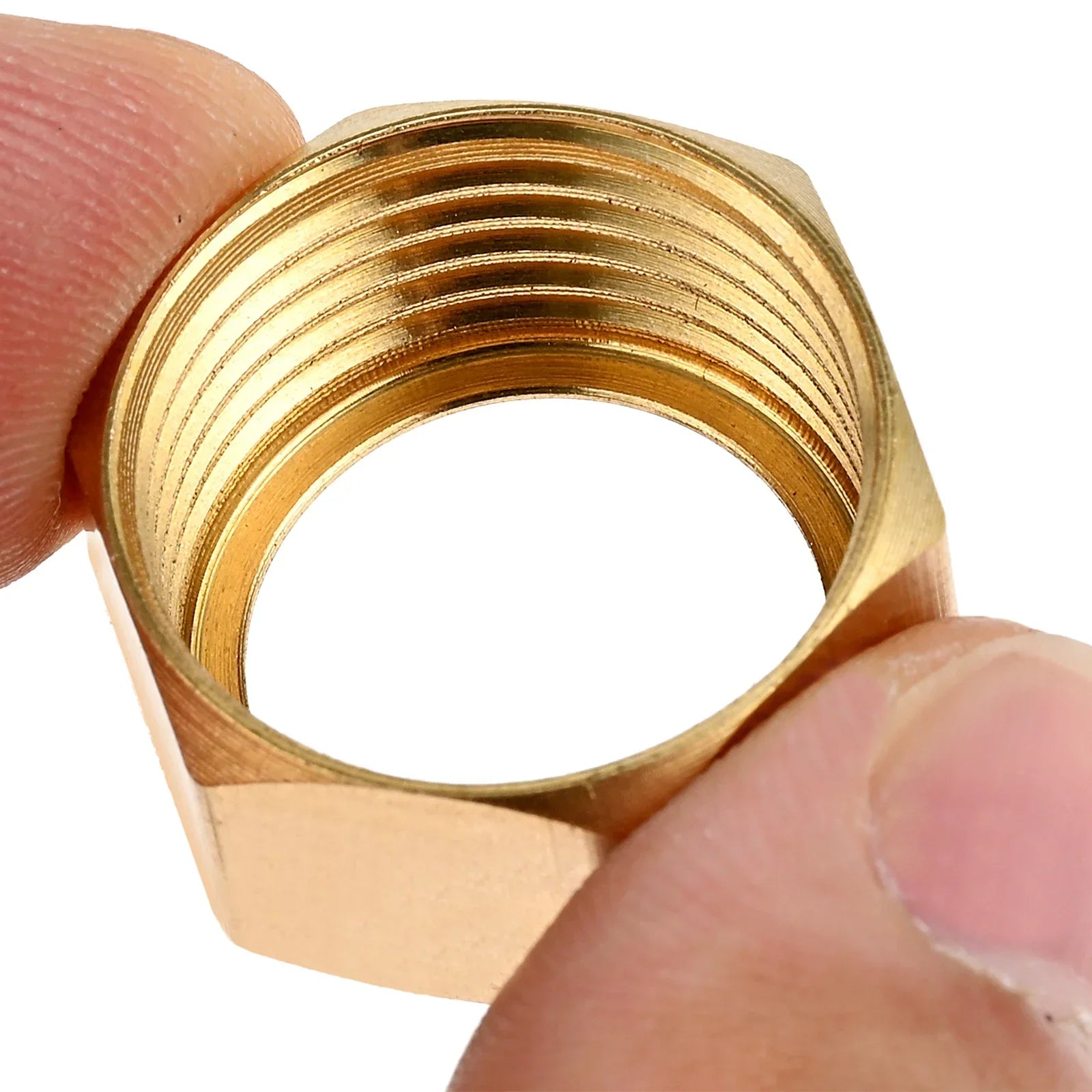 Universal Copper Shower Hose Connector Adapter Nut – All Finishes