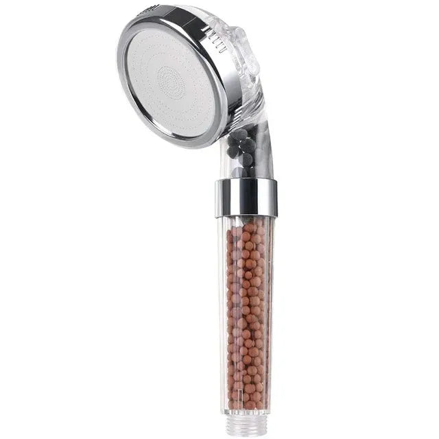 New Premier Bathroom 3-Function SPA Shower Head with Switch Stop Button high Pressure Anion Filter Bath Head Water Saving Shower Oasis Select Shower Head D