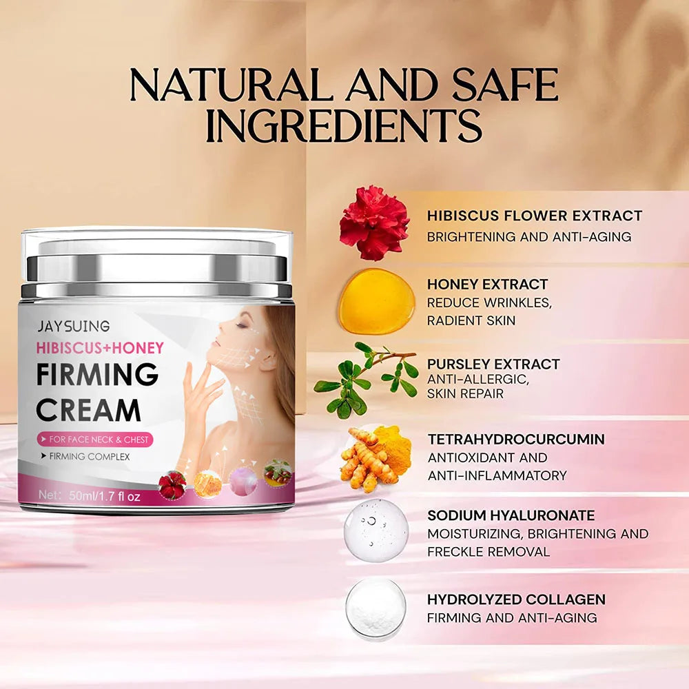 Hibiscus & Honey Firming Face, Neck & Eye Cream 50ml