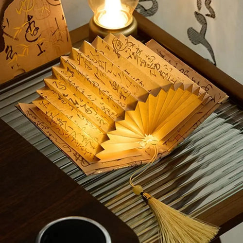 3D DIY Book Lamp – Fan-Shaped Folding Night Light Kit DIY Night Light Kit Oasis Select