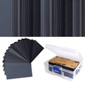 18pcs/Set Sandpaper 400,600,800,1000,1200,1500,2000,2500,3000 Grit Sandpaper Wet / Dry Sanding Paper Abrasive Polishing Tools Oasis Select 102pcs