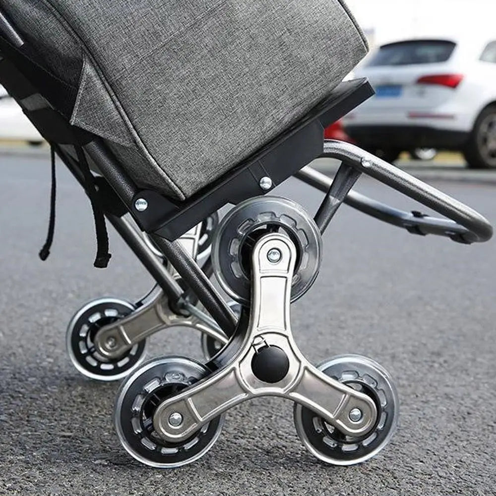Triangle Stair Climbing Cart Wheels | Steel & PU | 35kg Load