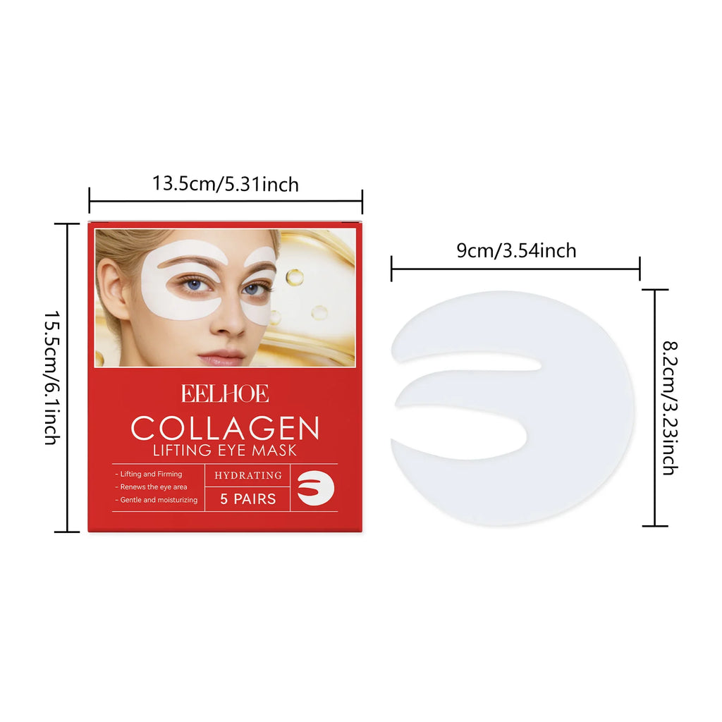 5/10/15/20 Pairs Collagen Eye Mask Lifting Firming Hydrating Under Eye Patches Niacinamide Dark Circles Nourishing Fine Lines Oasis Select