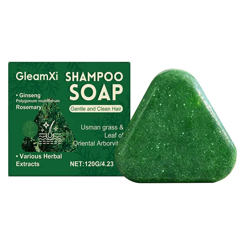 Natural Usman Shampoo Bar + Hair Mask+Hair Oil Set, Usma Grass Soap for Women&Men Gray Hair Reverse, Hair Thickening & Darkening Oasis Select hair soap