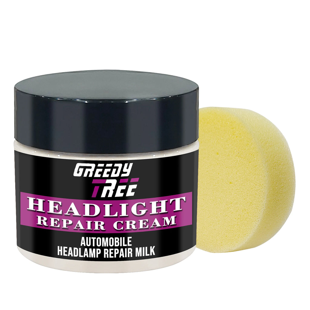 Car Headlight Restoration Kit – Polish, Wax & Defogging