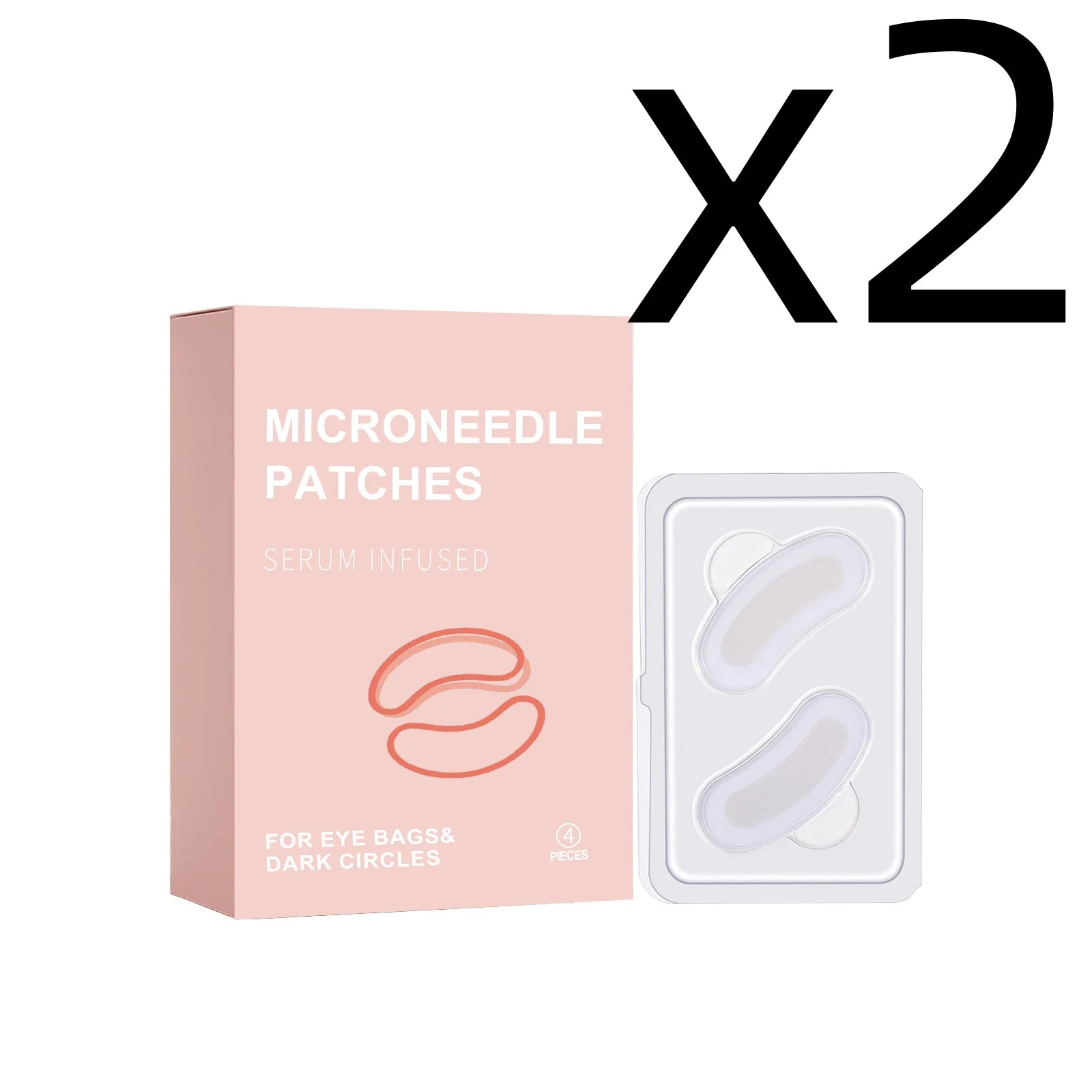 Retinol Eye Patches – Dark Circles, Puffiness & Firming Eye Care Patches Oasis Select 4pcs Boxed X 2PCS