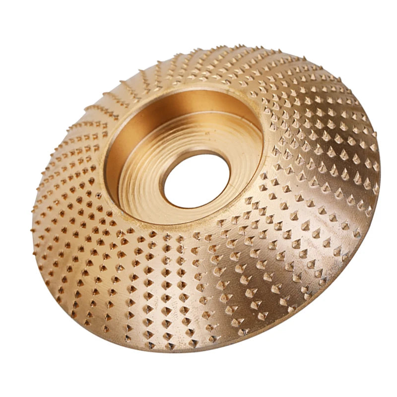 JUSTINLAU 16mm 5/8" Bore Extreme Shaping Disc Tungsten Carbide Wood Sanding Carving Tool Abrasive Disc Tools for Angle Grinder Oasis Select
