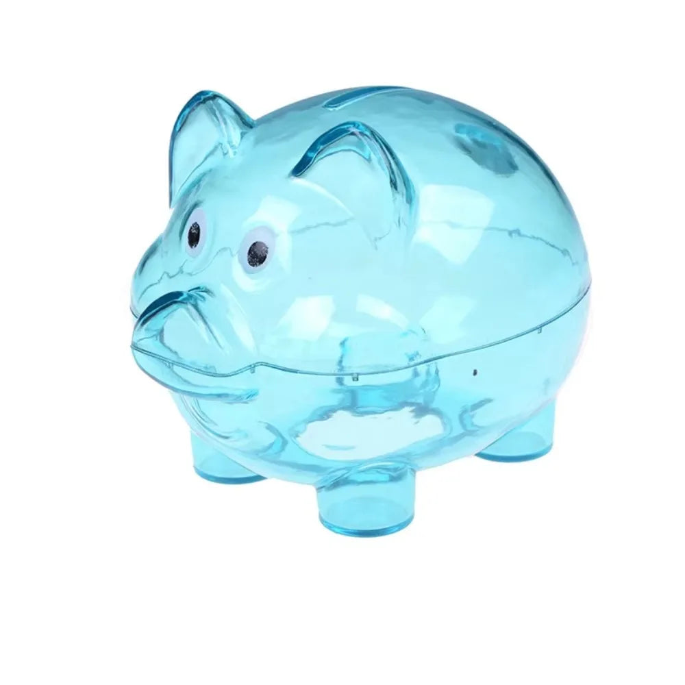 Transparent Pig Piggy Bank – Kids Coin & Money Saving Jar