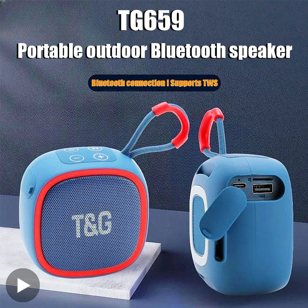 T&G TG659 Portable Bluetooth 5.3 Speaker with FM Radio