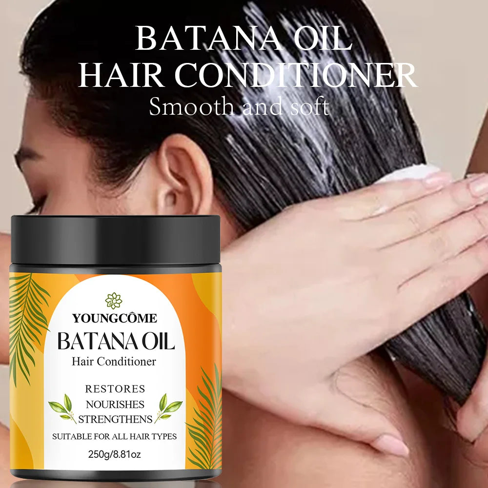 Organic Batana Oil for hair growth 100% Pure And Natural Batana Oil For Treating Hair Loss Anti-Breakage Hair Oasis Select