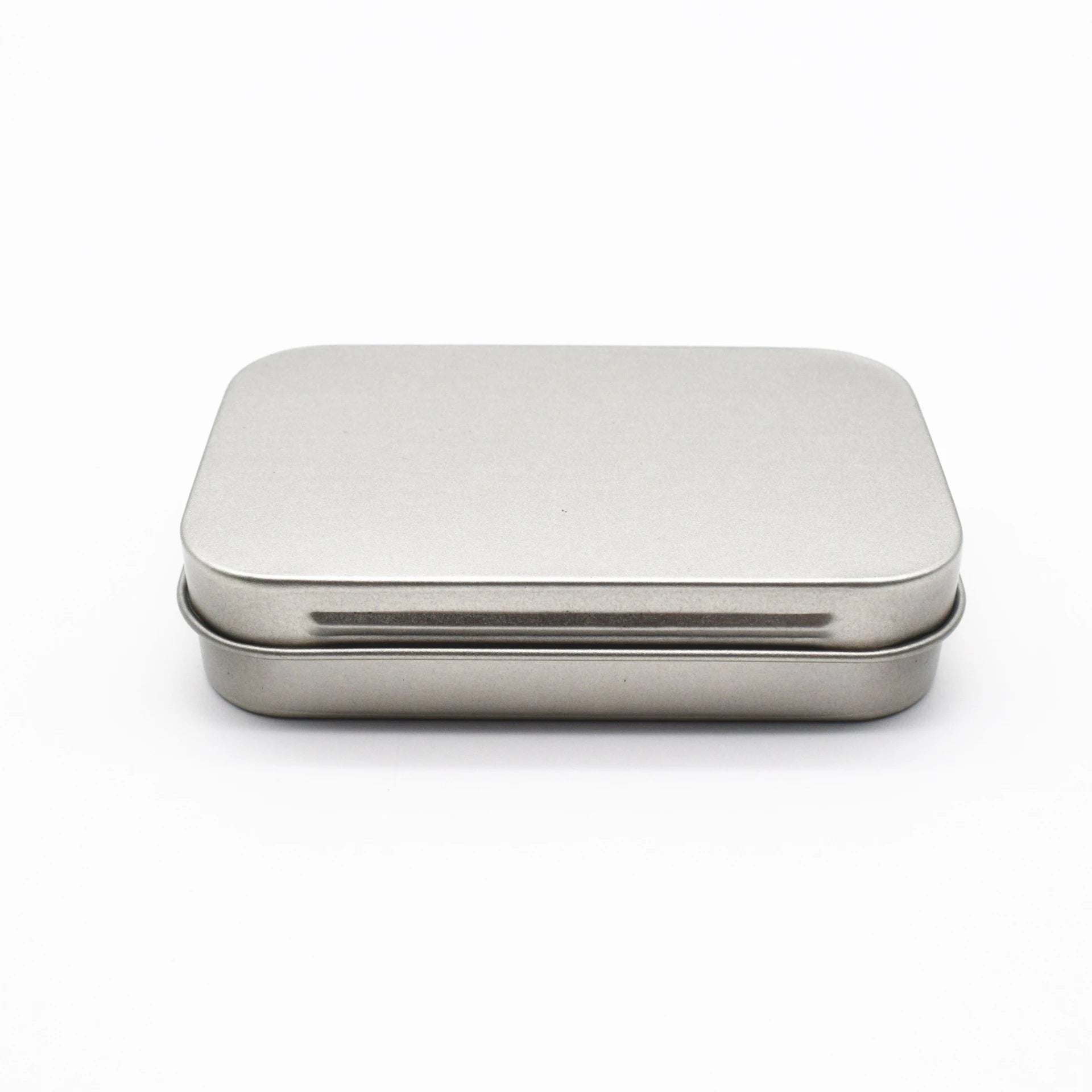 Mini Hinged Tin Box – Small Rectangular Metal Storage Container