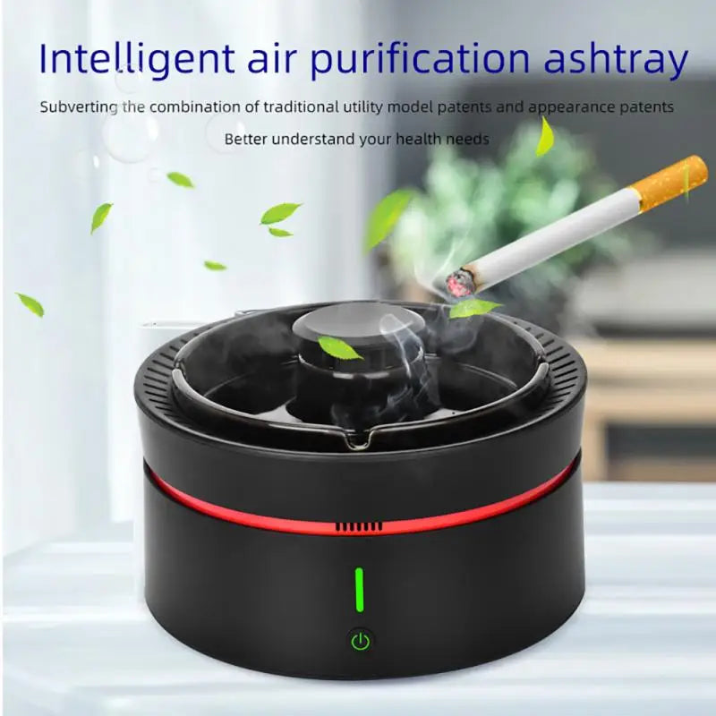 Smart Ashtray Air Purifier Multifunctional Removal Second-hand Smoke Household And Commercial Desktop Negative Ion Purifier Oasis Select
