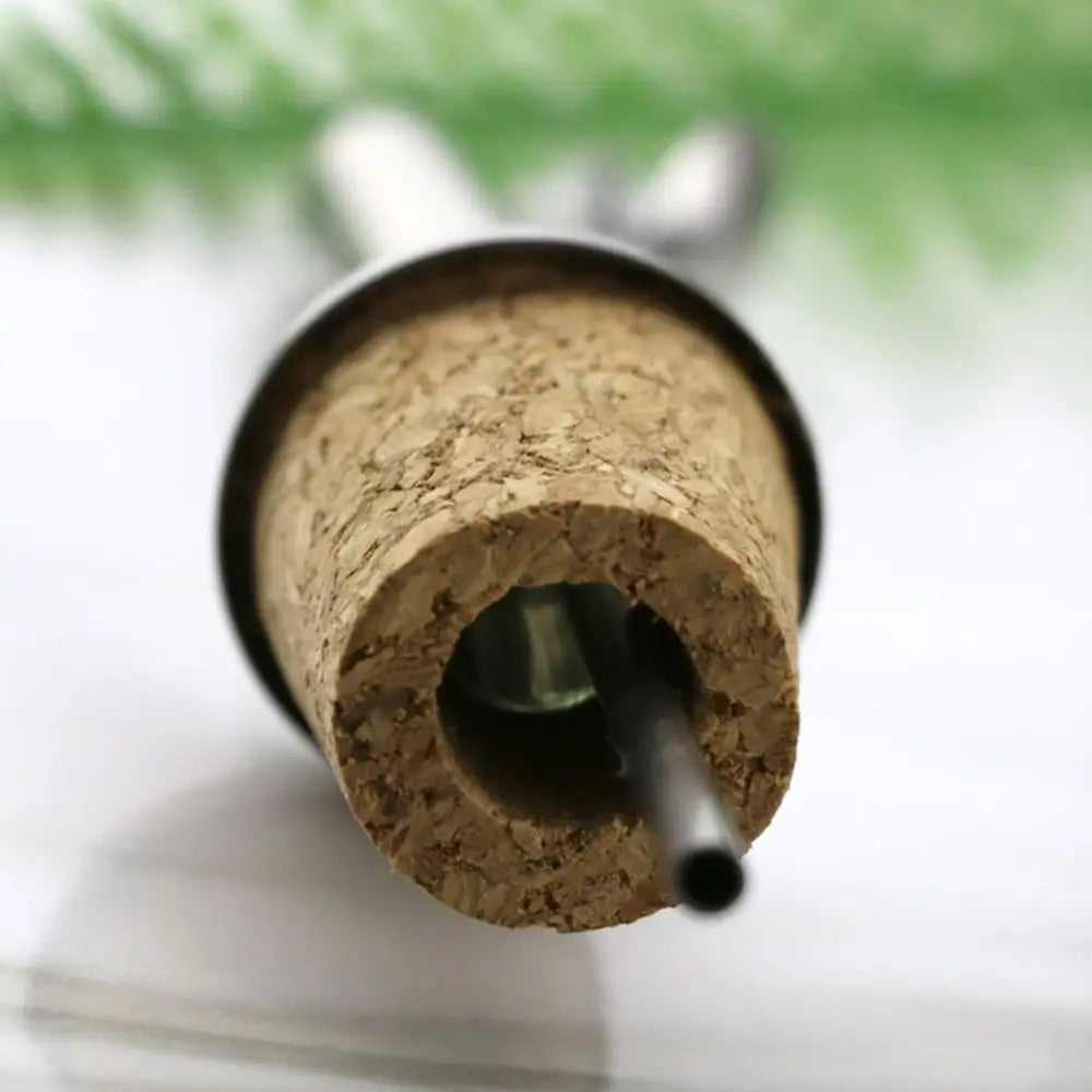 1/3pcs Bar Wooden Cork Red Stopper For Bottle Wine Olive Oil Pourer Dispenser Spout Bottle Pourer Stopper Accessories Oasis Select