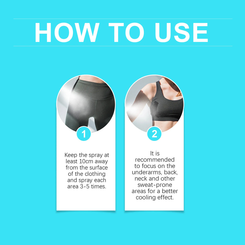 Jaysuing Portable Cooling Spray – Instant Summer Cooling Relief Body Cooling Spray Oasis Select