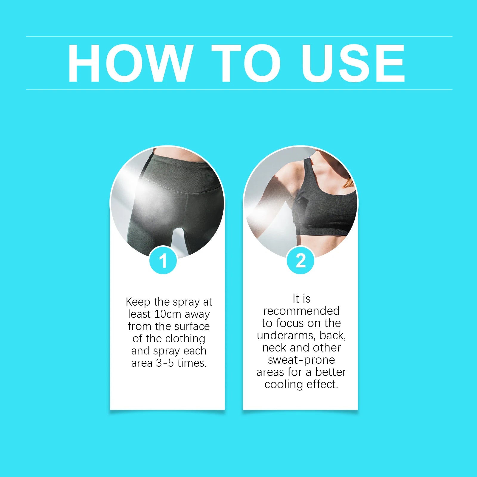 Jaysuing Portable Cooling Spray – Instant Summer Cooling Relief Body Cooling Spray Oasis Select