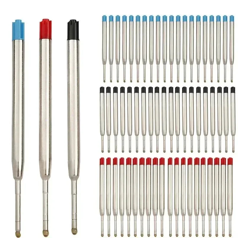 10/20/40Pcs L:3.9 In Ballpoint Pen Refills for Parker Pens Medium Point blue red Black Ink Rods for Writing Office Stationery Oasis Select