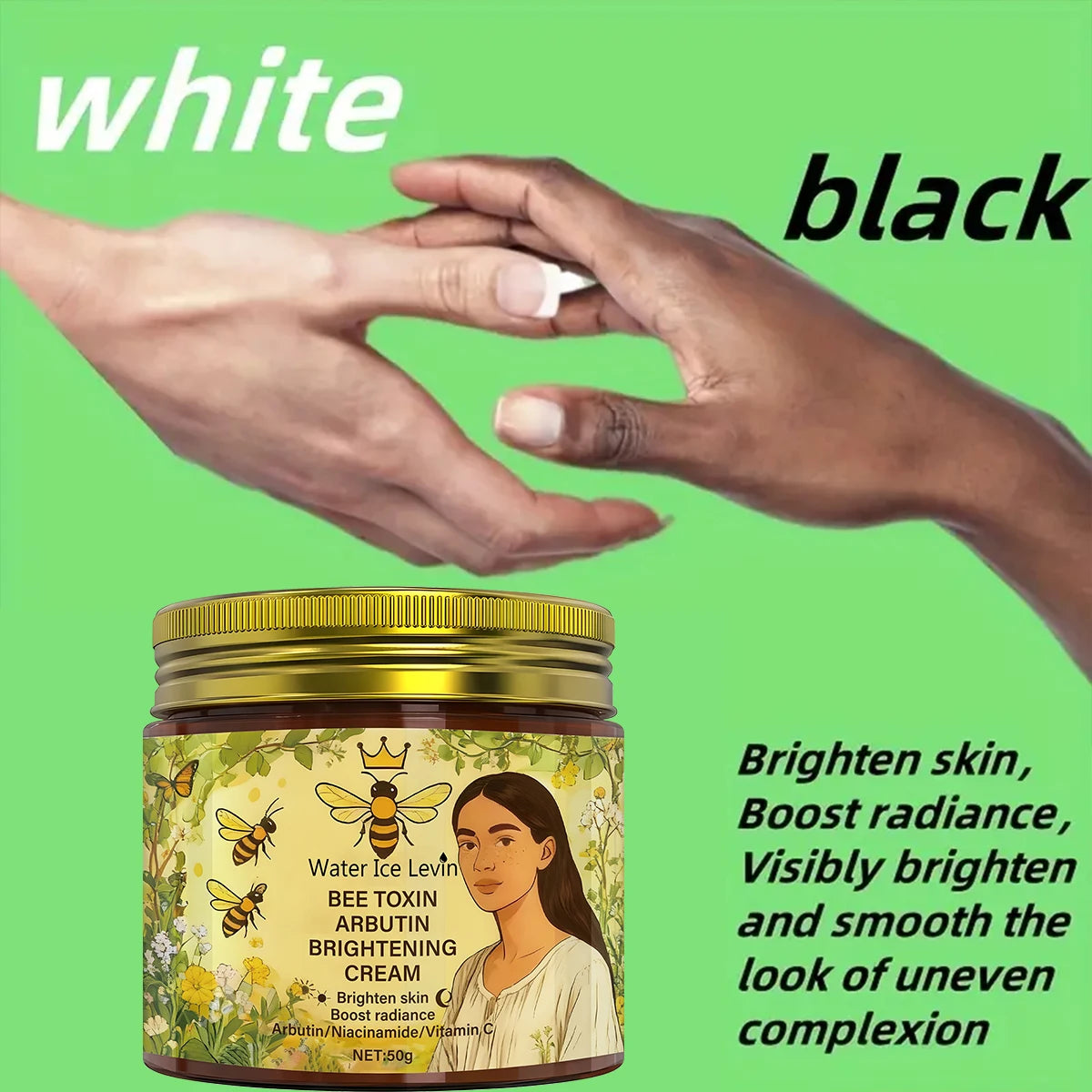 Bee Toxin & Arbutin Brightening Cream | Retinol Moisturizer Brightening Face Cream Oasis Select