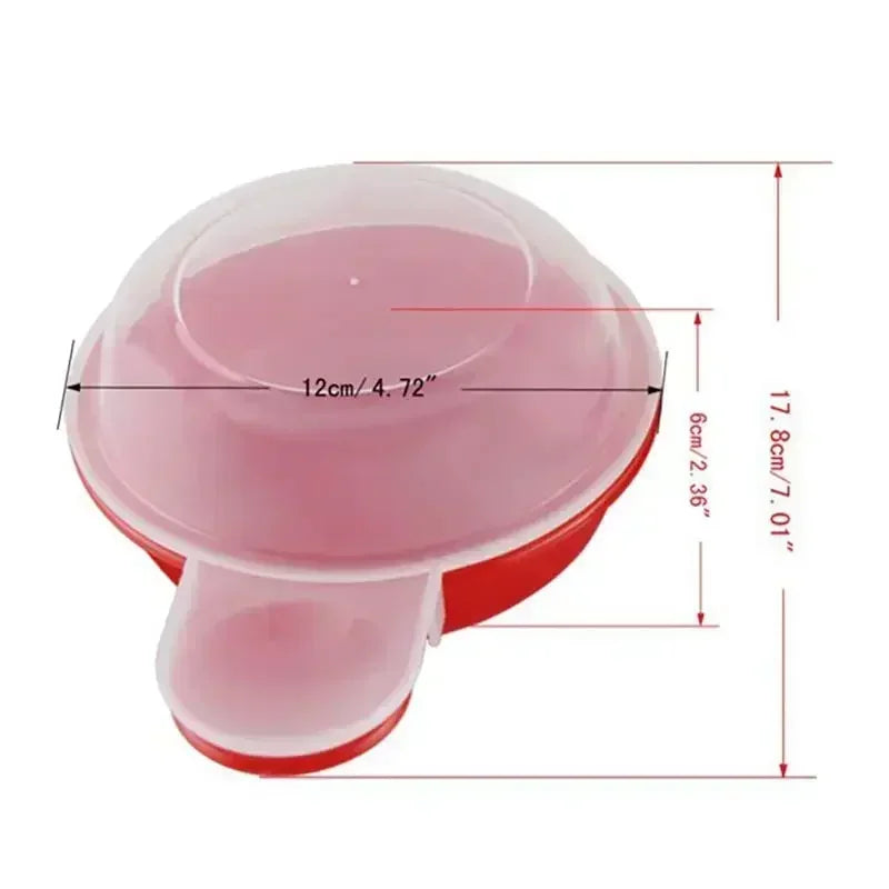 Microwave Easy Egg Cooker Executive Hamburger Tool Hamburger Omelette PP Manual Press 2 Pieces Oasis Select