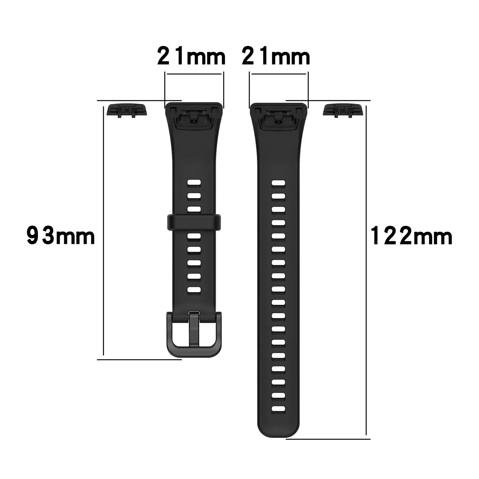Silicone Sport Band Strap for Huawei Band 6 & Honor Band 6 Smart Watch Band Oasis Select