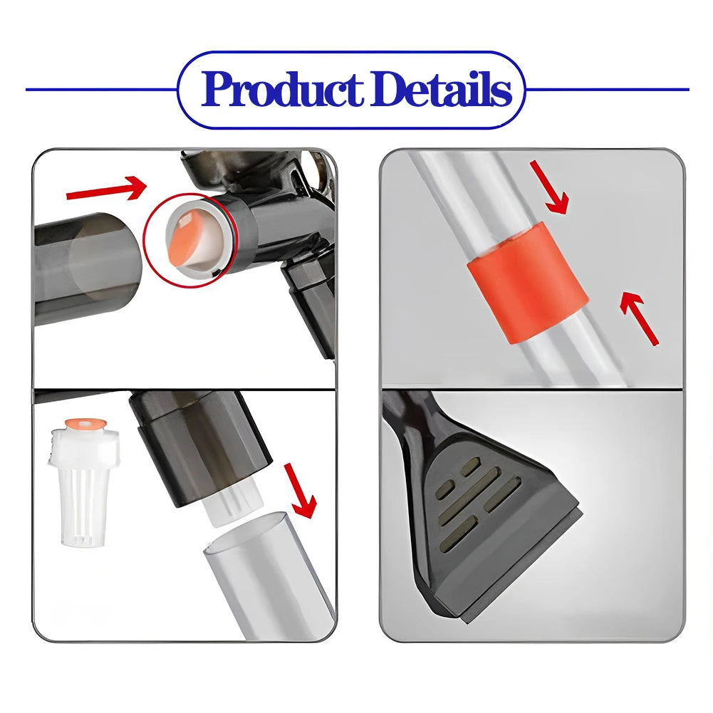 6-in-1 Aquarium Vacuum Cleaner, Water Changer & Algae Scraper