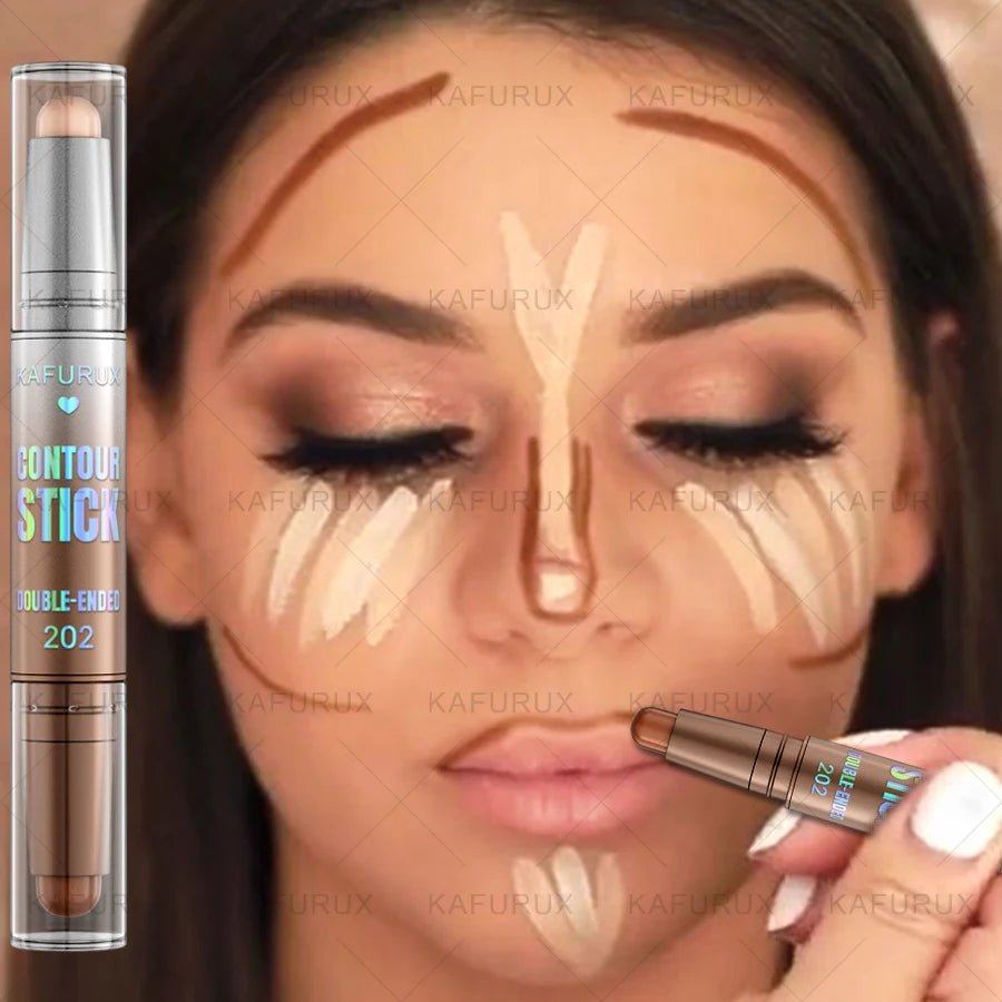 KAFURUX Dual-Ended Contour & Concealer Stick | Long-Lasting