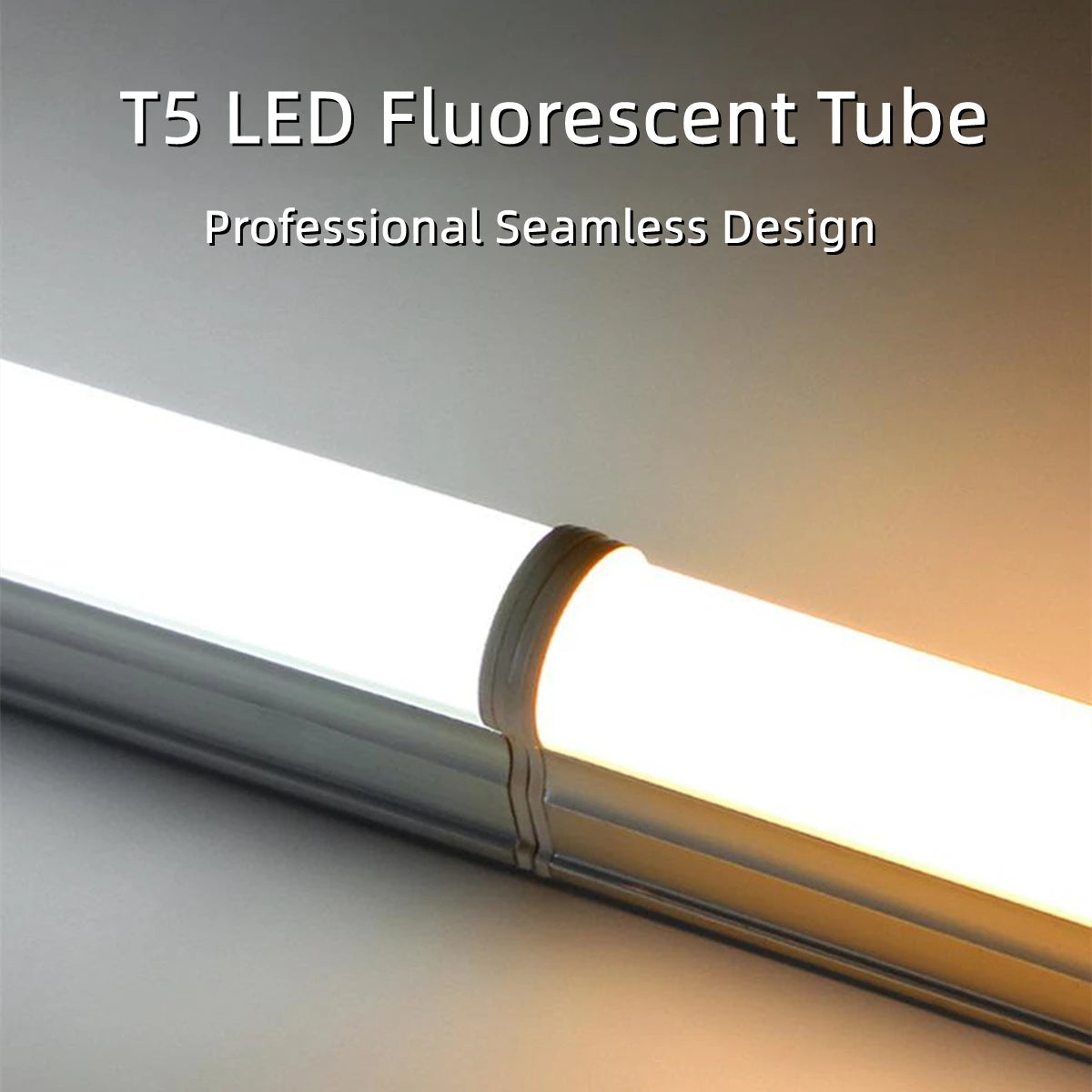 Kitchen Efficient Lighting LED Tube 85V-265V Energy T5 Aluminum Lamp for Replacement Fluorescent Tube for Hotel Garage,Non-glare Oasis Select