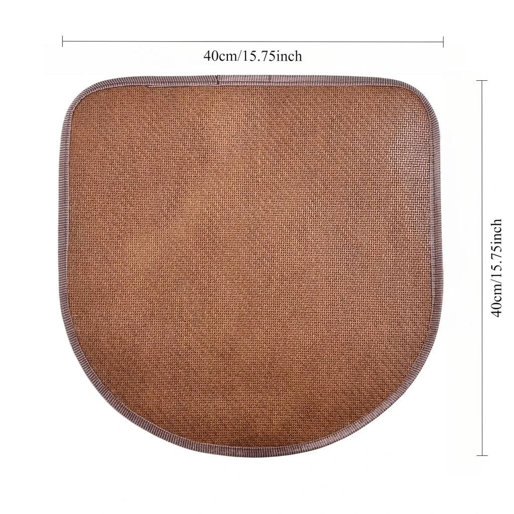 Ice Rattan Breathable Cool Cushion, Non-slip Sweat Resistant Chair Mat, Universal Summer Cooling Seat Pad for Home Office Car Oasis Select