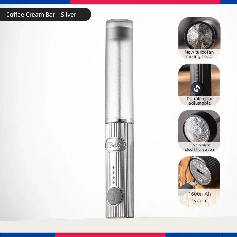 GUOHE Electric Milk Frother & Coffee Whisk | Mini Foamer