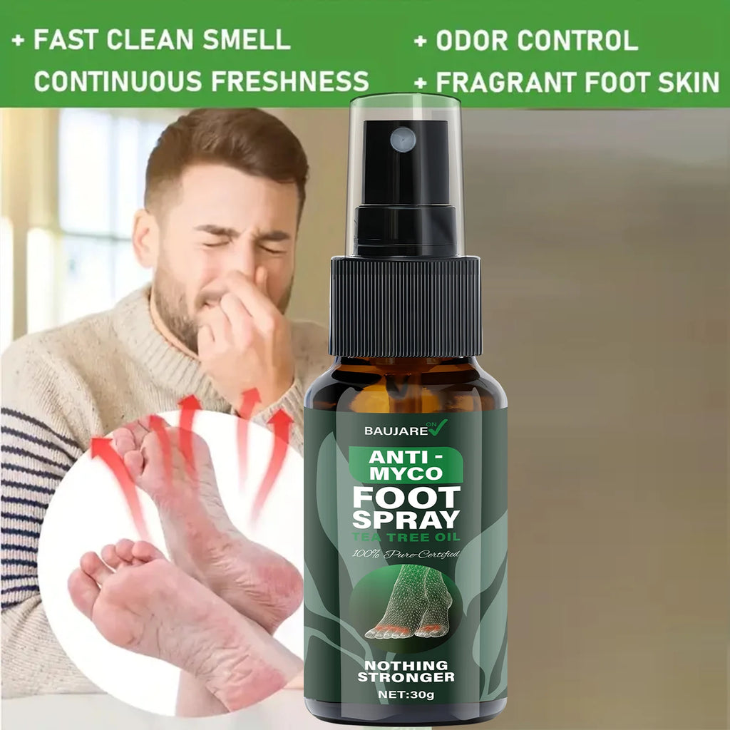 Anti-Fungal Foot Spray with Tea Tree Oil – Moisturizing Formula Foot Care Spray Oasis Select