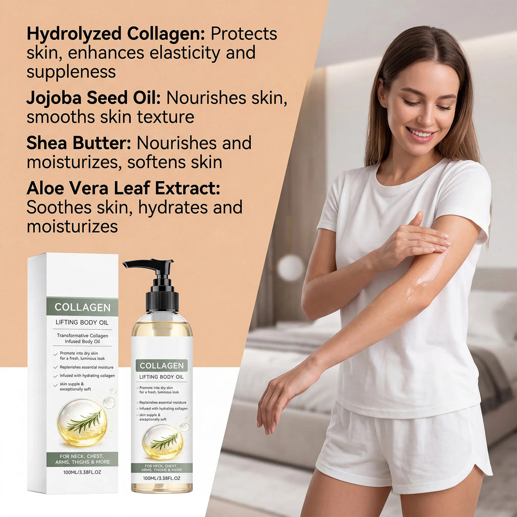 Collagen Firming Body Oil – Anti-Cellulite & Skin Tightening Firming Body Oil Oasis Select