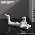 The New Creative Thinker Reads The Decoration Piece Modern Simple Home Living Room Abstract Decoration Gift Oasis Select A White