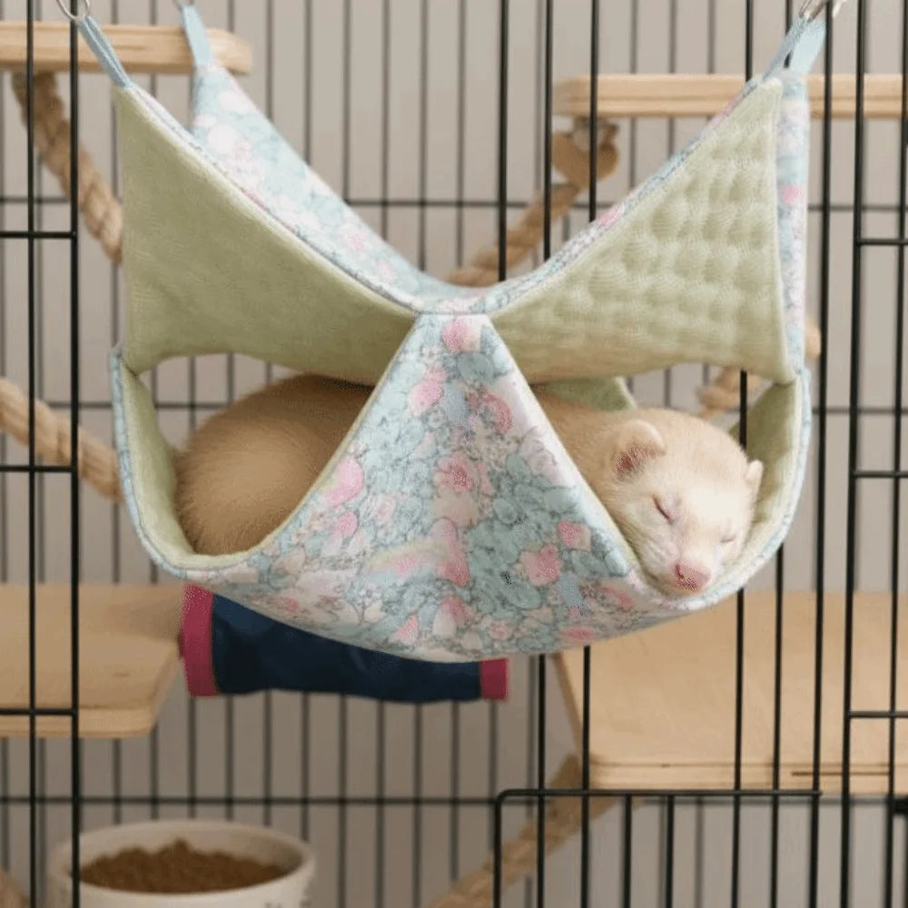 Breathable Double-Layer Hamster Hammock | Hanging Sleeping Nest