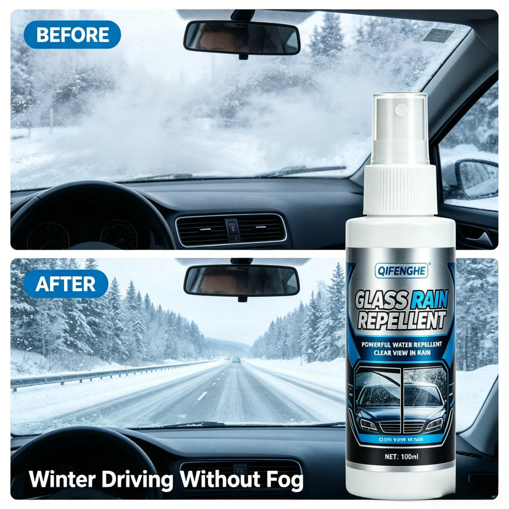 Glass Rain Repellent, Powerful Water Repellent Spray for Car Windshield, Clear View in Rain for Auto Windows & Side Mirrors Oasis Select Default Title