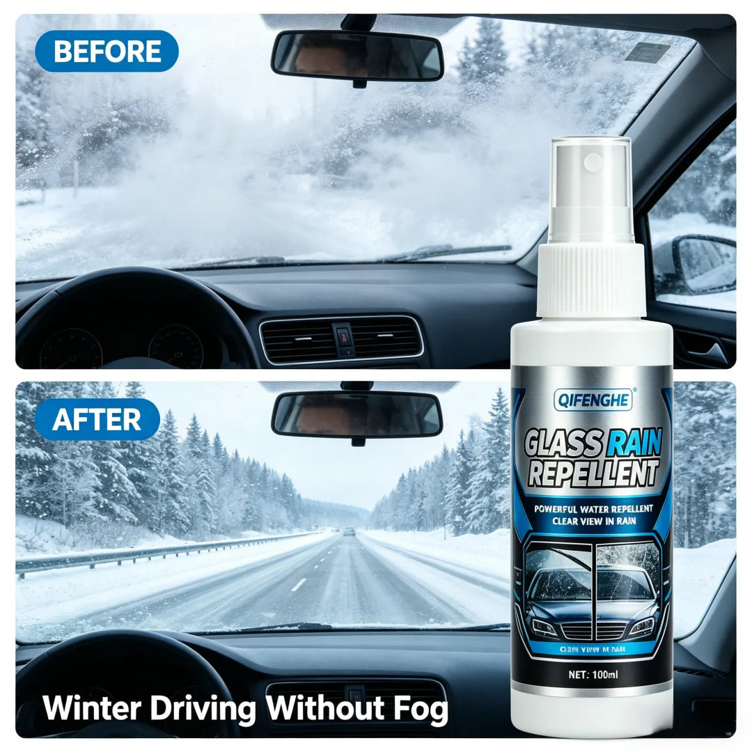Glass Rain Repellent, Powerful Water Repellent Spray for Car Windshield, Clear View in Rain for Auto Windows & Side Mirrors Oasis Select Default Title