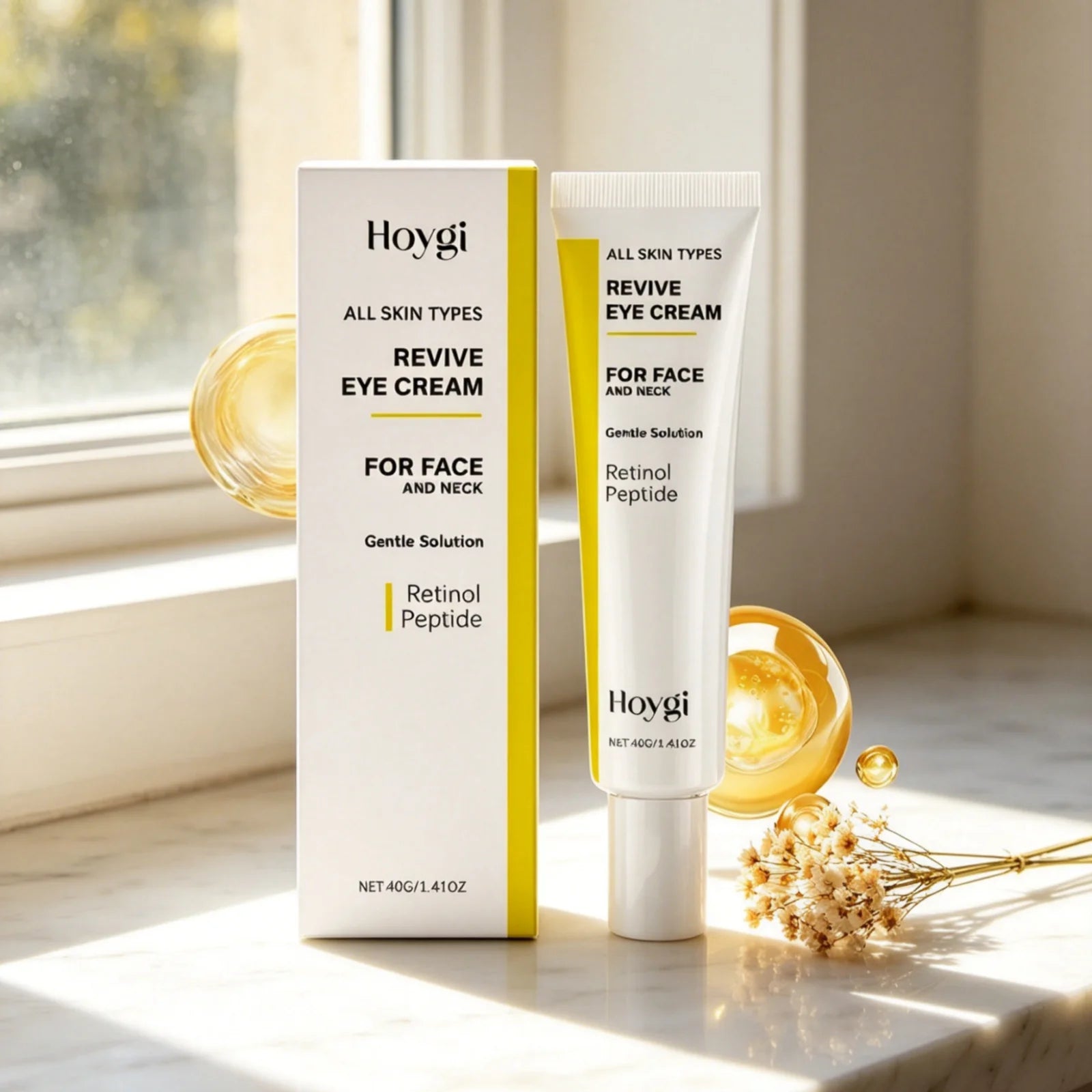 Hoygi Eye Cream – Anti-Aging, Firming & Brightening | 40g Anti-Aging Eye Cream Oasis Select