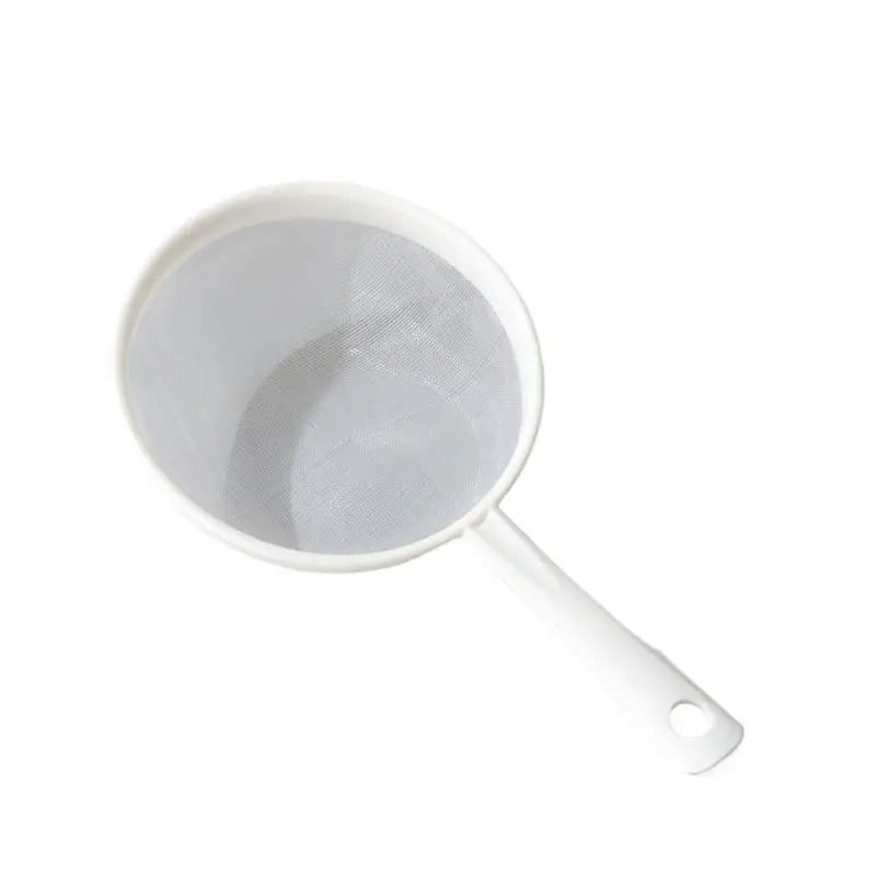 Food Grade Plastic Handheld Flour Sifter Reusable Fine Mesh Strainer for Tea Juice Powder Kitchen Baking Oasis Select