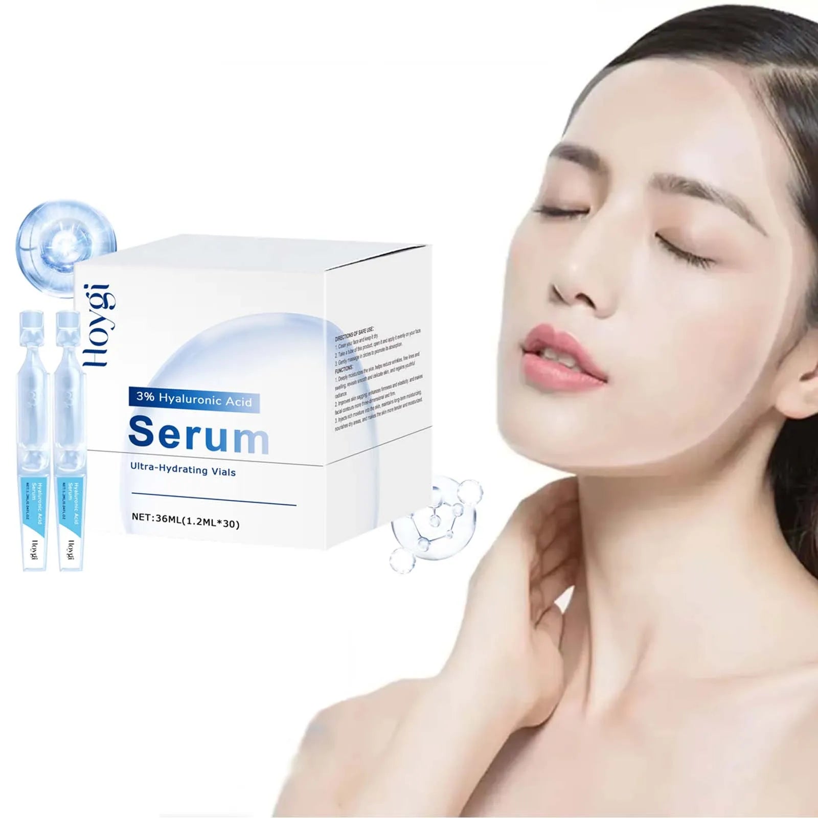 Hoygi Hyaluronic Acid Face Serum – Hydrating & Firming 36ml Hyaluronic Acid Serum Oasis Select