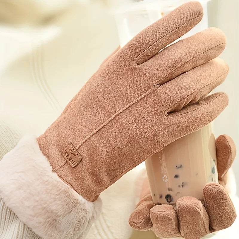 Women's Winter Warm Touchscreen Gloves Plush Lined Thick Outdoor Leisure Protection Oasis Select