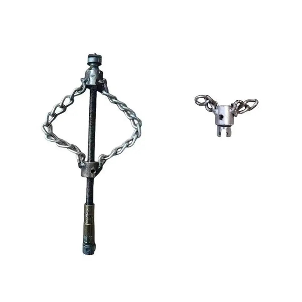 Electrical Drain Cleaner Dredging Sewer Special Tool Tool Solid Chain Dredging Spring Oil Stain Blocking Pipeline Dredging Tool Oasis Select G