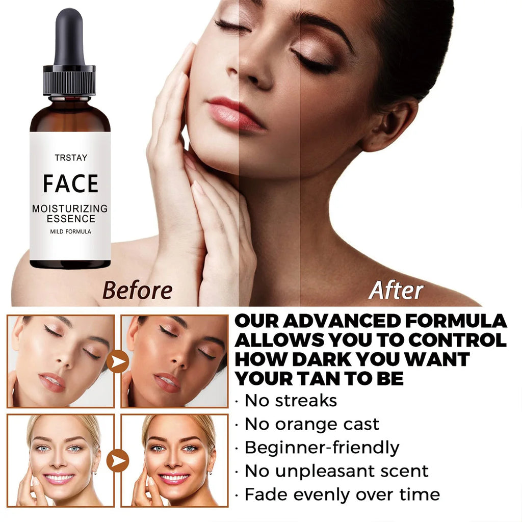 TRSTAY self-tanning drops suitable for the face and entire body automatic tanning without sunlight Oasis Select