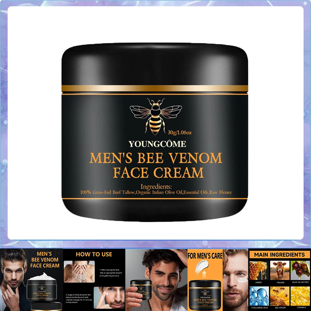 Bee Venom Anti-aging Face Cream Wrinkle Remove Neck Lifting Firming Cream Moisturizing Tender Soften Skin Whitening Neck cream Oasis Select 30g-1pcs